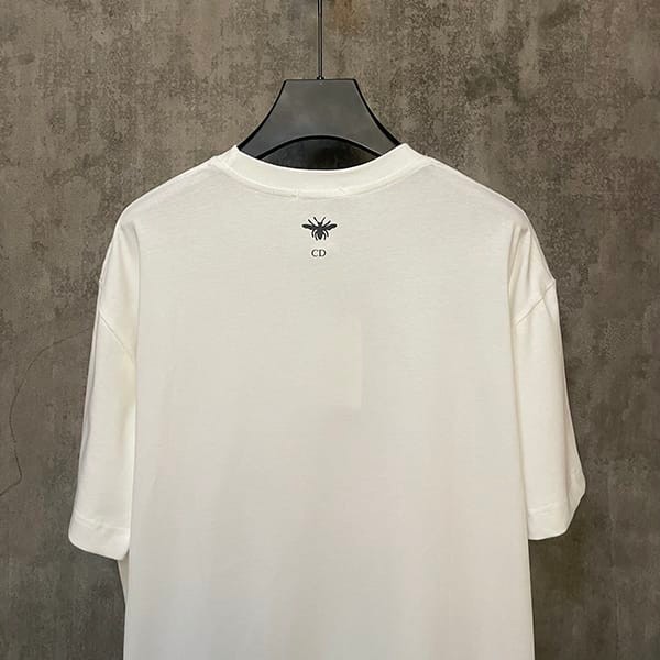 人気No1ディオール Eiffel Tower コットン リネン ジャージー Tシャツ 偽物 3色 def48513